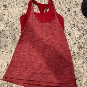 Lululemon workout tank with built in bra